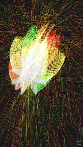 魔幻粒子极光星空景