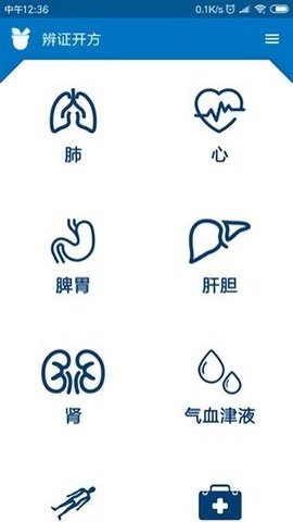 中医辨证开方App