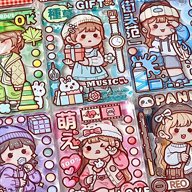 贴纸女孩儿