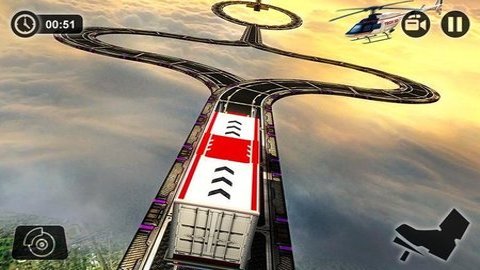 不可能的卡车轨道驱动