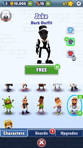 地铁跑酷墨水HC专属定制版本