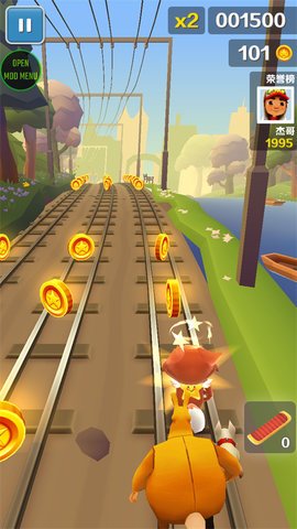 地铁跑酷牛津无邪叶烸原创修改MOD