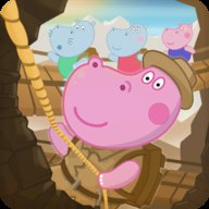 河马家族雪山露营