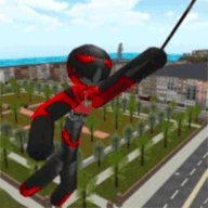 火柴人城市绳索英雄